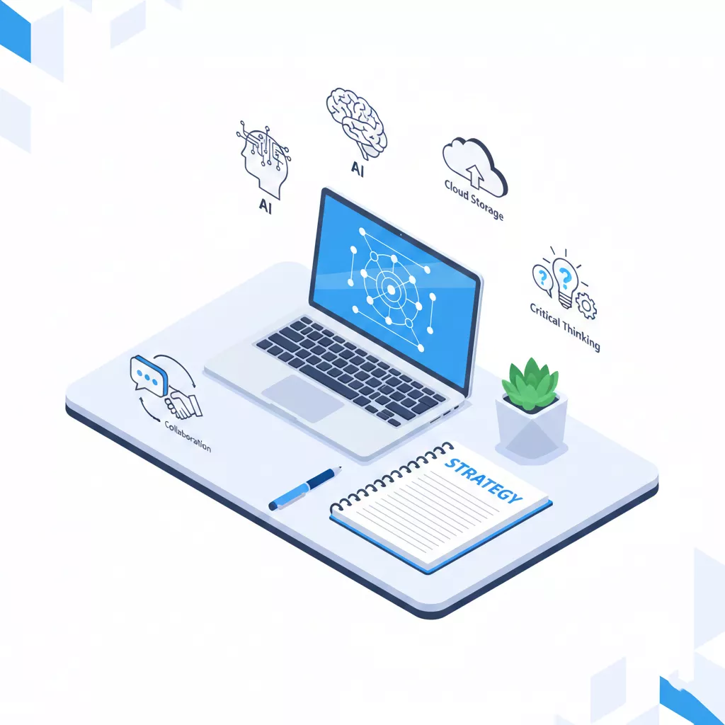 Infografis keterampilan digital wajib kurikulum merdeka