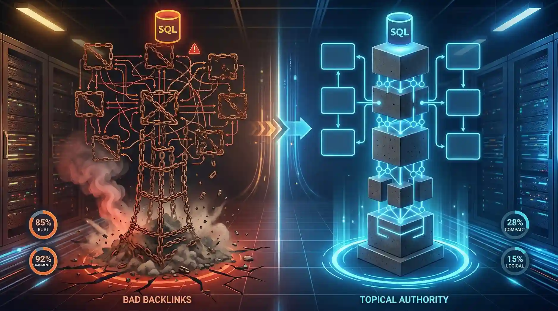 Kematian SEO Tradisional: Mengapa Membangun 'Topical Authority' Lokal Lebih Mematikan Daripada Membeli Backlink Membangun fondasi otoritas topik pencarian lokal mengalahkan strategi manipulasi backlink tradisional