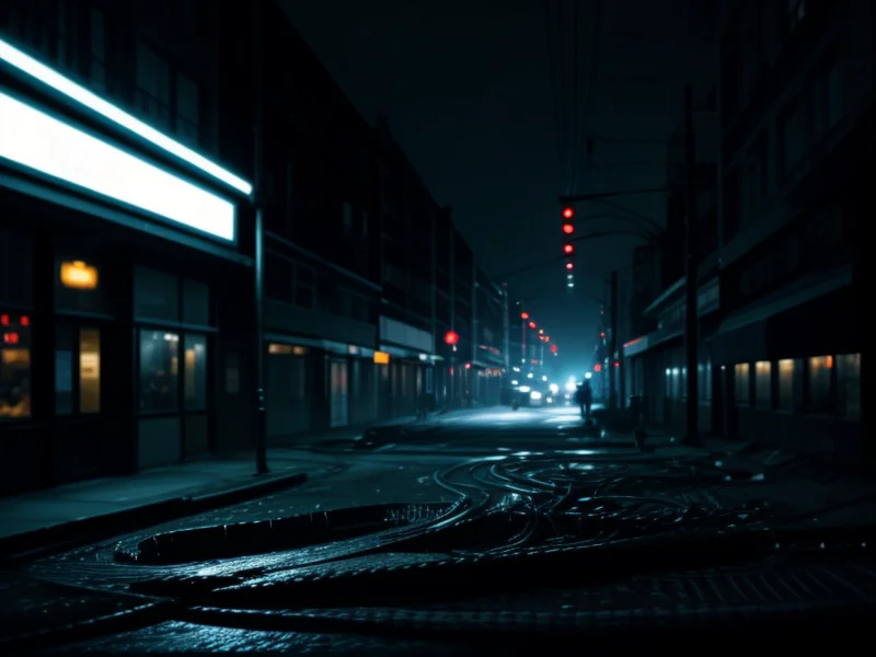 Kabel fiber optik yang terputus di jalan raya menyebabkan kelumpuhan transaksi mesin kasir pintar di gerai swalayan ritel.