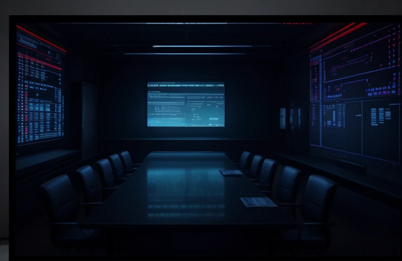 Layar pemantauan infrastruktur server independen yang menampilkan metrik kegagalan waktu respons aplikasi.