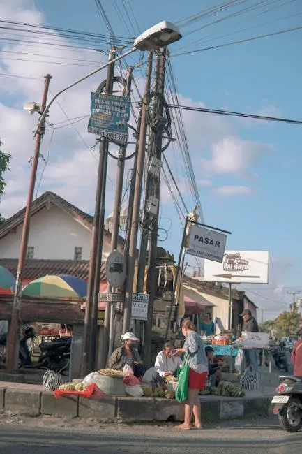 Interaksi Penjual-Pembeli: Kunci Sukses Bisnis Kuliner Seorang penjual sedang melayani pelanggan di **stand makanan rumahan**, menunjukkan interaksi positif dan **keuntungan bisnis kuliner**.