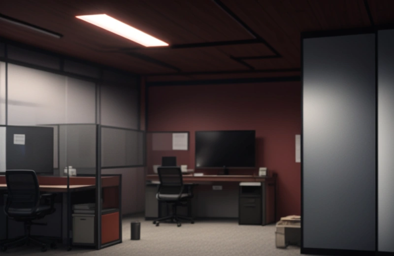 Titik Buta Sirkulasi Udara Ruko Tertutup: Mitigasi Sindrom Gedung Sakit (Sick Building Syndrome) Melalui Desain Tata Letak HVAC Skema visual termal penumpukan gas beracun karbon dioksida pada ruang kantor tertutup akibat ketiadaan sistem ventilasi masuk HVAC.
Prompt Generate: