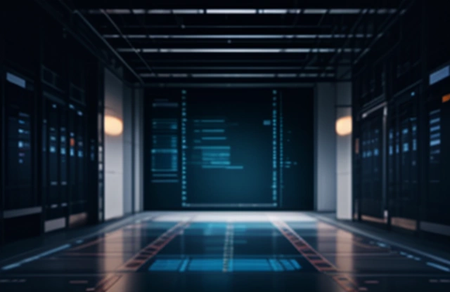 Topologi layar komando rekayasa infrastruktur fasilitas B2B yang memetakan isolasi absolut pada sistem tata udara lorong panas dan lorong dingin untuk menekan pendarahan biaya OPEX.