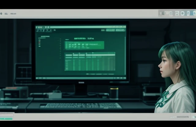 Layar komputasi algoritma pemodelan energi yang mengintegrasikan data cuaca luar ruangan dengan status beban (load) peladen mesin kompresor Chiller.