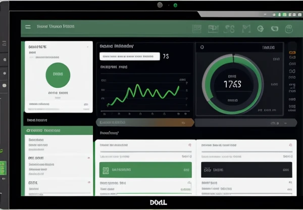 tangkapan layar sistem dasbor monitoring kesehatan sensor suhu thermal dan status smart hardisk server