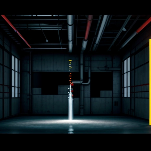 tangkapan layar sistem manajemen fasilitas mendeteksi retak atap pabrik dan potensi kerugian downtime mesin