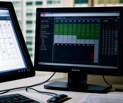 Tampilan agregasi penjadwalan blok waktu fokus yang terfragmentasi parah akibat interupsi rapat sinkronisasi lintas departemen.