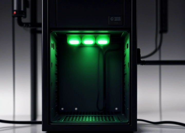 pengujian sinyal konektivitas kabel lan menggunakan alat network tester berlampu led hijau berurutan