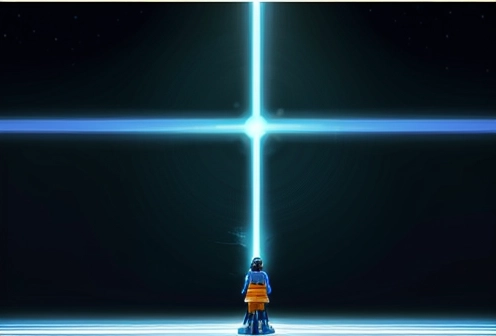 ilustrasi isometrik konseptual pembedahan pipa digital bottleneck jaringan lan enterprise b2b