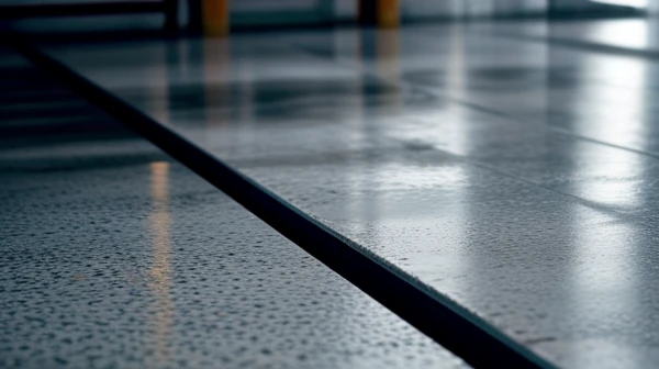 Cara Hitung RAB Epoxy: Terbukti Anti Boncos Tampilan teknis analisis kegagalan daya lekat pelapis polimer (Epoxy Delamination) yang mengelupas massal akibat manipulasi proses persiapan permukaan beton mekanis.