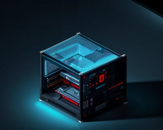 ilustrasi isometrik konseptual pembedahan keamanan web server apache dari ddos hacker b2b