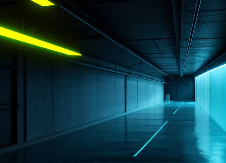 skema teknis blueprint arsitektur rekayasa kemiringan lereng slope dak beton untuk sistem drainase pembuangan air