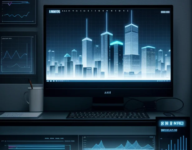 ilustrasi isometrik konseptual pemetaan data analitik pencarian lokal untuk strategi korporasi b2b