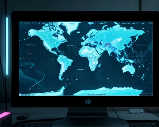 ilustrasi isometrik konseptual routing internet global border gateway protocol