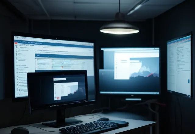 Dashboard analisis teknis Google PageSpeed Insights pada laptop modern