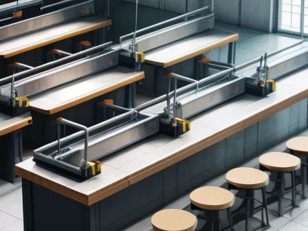 Denah desain kantin pabrik kapasitas 200 karyawan