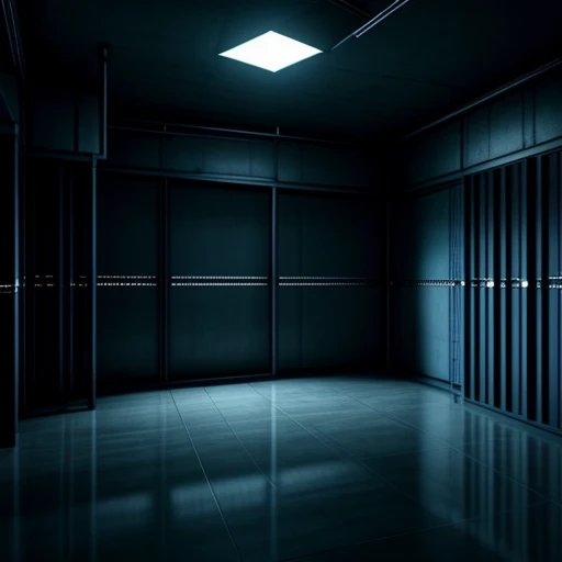 ilustrasi isometrik konseptual pembedahan arsitektur ruang server anti bencana ansi raised floor sistem pemadam api fm200