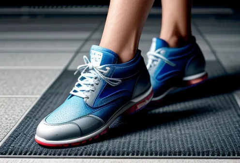 skema perbandingan peredaman suara langkah kaki pada material hard floor vs carpet tile tebal