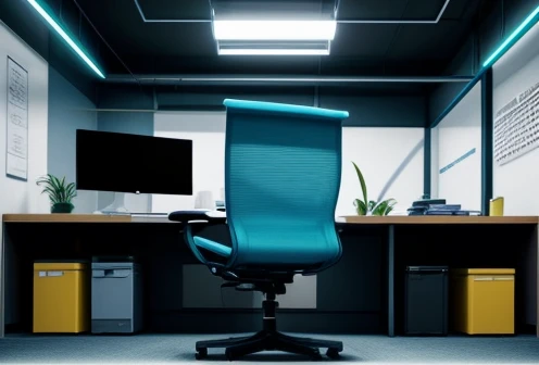 ilustrasi isometrik konseptual pembedahan psikologi desain tata ruang kantor open plan efisien sge