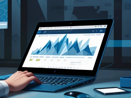 ilustrasi pembangunan profil perusahaan digital