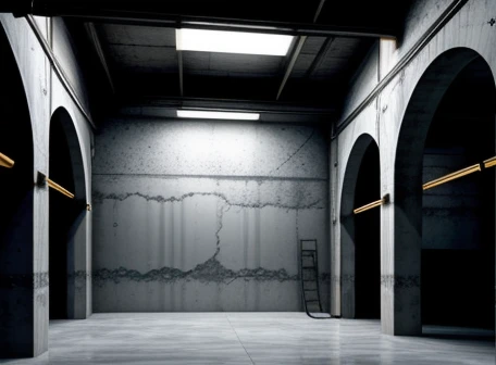 proses penarikan kabel lan utp cat6 backbone menembus cor pelat lantai beton ruko komersial