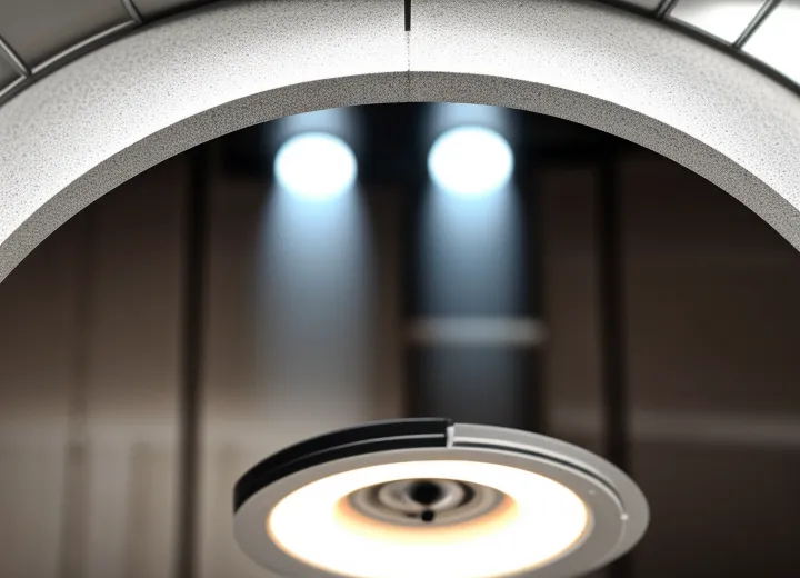 proses instalasi pemotongan lubang plafon gypsum menggunakan alat hole saw drill bit untuk downlight