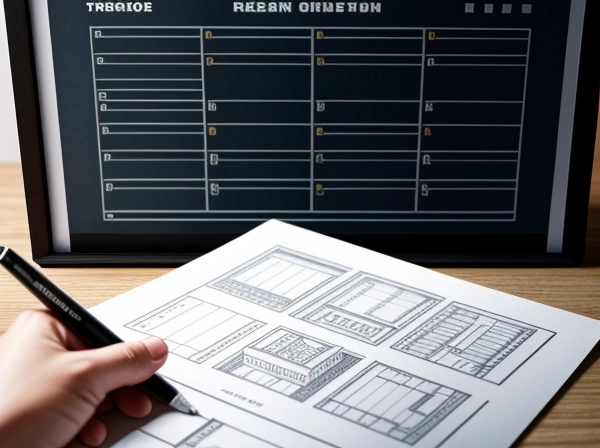 Tim proyek interior retail berkolaborasi