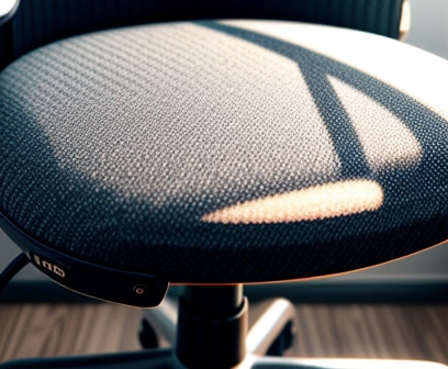 Detail kursi ergonomis untuk karyawan industri