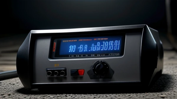 Pemetaan alat uji forensik getaran ultrasonik (Ultrasonic Pulse Velocity) pada pelat lantai pabrik komersial untuk mendeteksi rongga kehancuran internal yang tersembunyi.