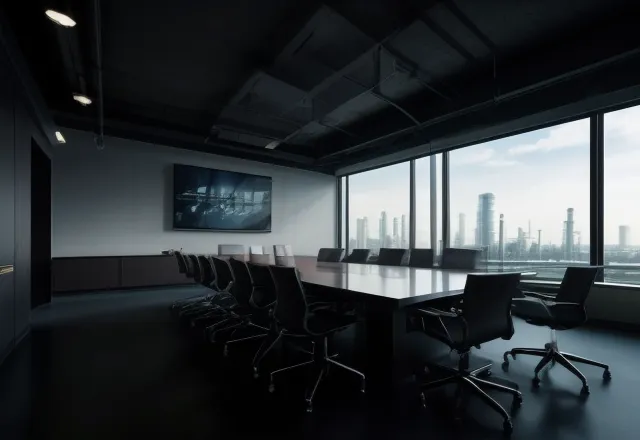 Maket pabrik industri untuk perencanaan proyek EPC