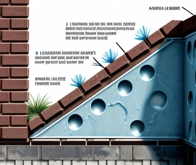skema teknis pelaksanaan injeksi bahan kimia penahan air damp proof course mengatasi kapilaritas pondasi