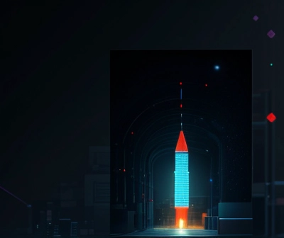 ilustrasi isometrik konseptual pembedahan strategi seo b2b long tail keyword menembus target eksekutif