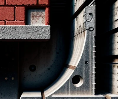 analisis pembedahan makro struktur sayap mekanis baut dynabolt baja tertanam di dalam beton bata merah