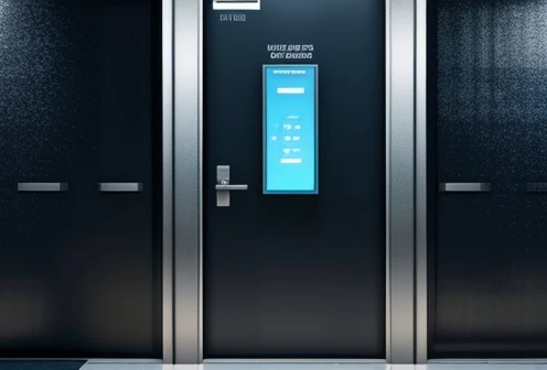 skema diagram integrasi mcfa addressable dengan sistem lift hvac dan door access kontrol gedung