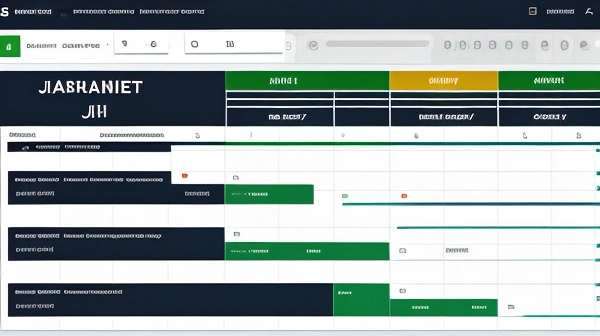 Panduan Migrasi ERP: Studi Kasus Anti Gagal Dasbor penganalisa kerangka kerja manajemen proyek yang memvisualisasikan peta jalan (Roadmap) pemutusan transisi secara modular (Phased Rollout) antar departemen B2B.