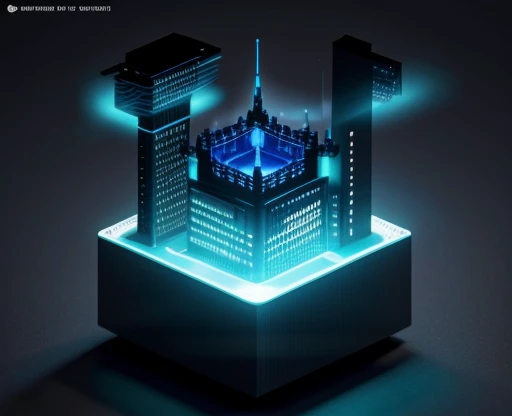 ilustrasi isometrik konseptual pembedahan kredibilitas arsitektur aset digital website korporat b2b vs sosial media