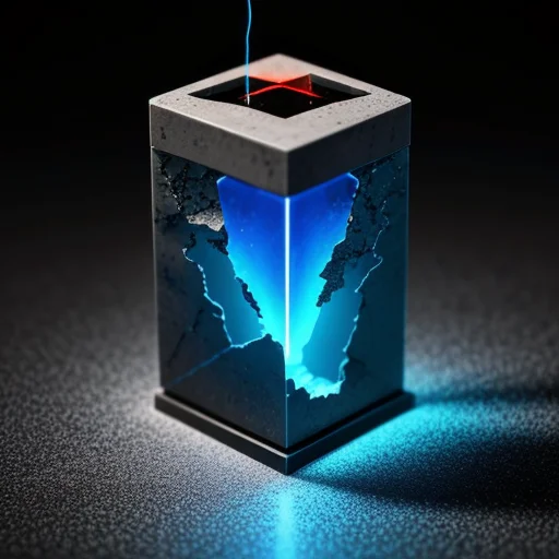 ilustrasi isometrik konseptual pembedahan penyuntikan perbaikan retak struktural injeksi cairan epoxy kimia beton komersial