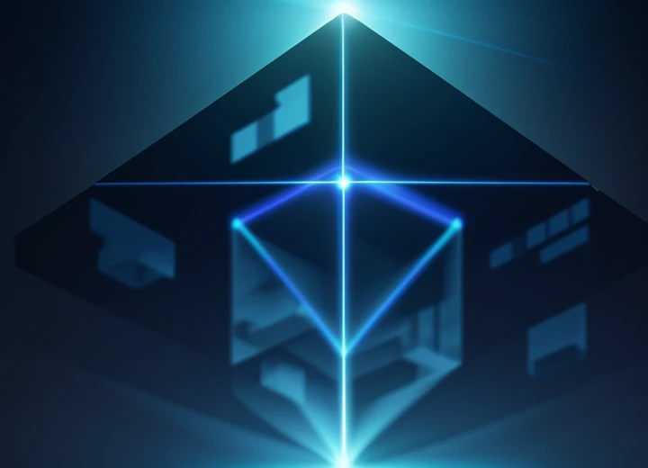 ilustrasi isometrik konseptual pembedahan migrasi database dari server fisik lokal on premise menuju infrastruktur komputasi awan cloud b2b