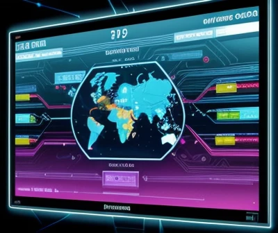 Provider Internet Dedicated Kantor Jakarta SKINET Topologi layar komando ruang pemantauan operasional jaringan pusat yang memvalidasi integritas koneksi internet Dedicated berkecepatan tinggi secara waktu nyata (Real-Time).