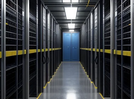 perbandingan before after kondisi rak server kabel berantakan melawan susunan kabel rapi manajemen b2b