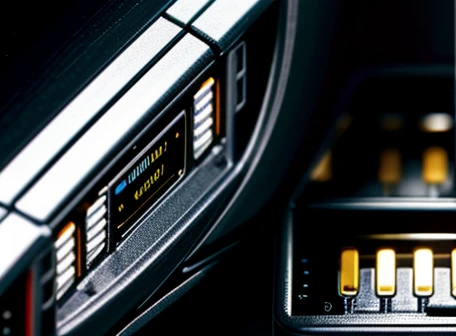 detail pelabelan kabel wrap around stiker presisi pada port patch panel sakelar jaringan server