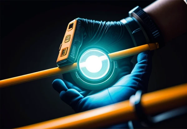 proses splicing penyambungan kabel fiber optik menggunakan mesin fusi panas untuk koneksi cctv outdoor