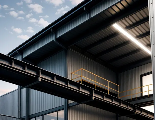 arsitektur detail potongan sistem insulasi atap sandwich panel rockwool dan aluminium foil