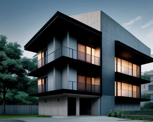 ilustrasi isometrik konseptual pembedahan berat jenis hebel vs bata merah pada struktur fondasi gedung komersial sge