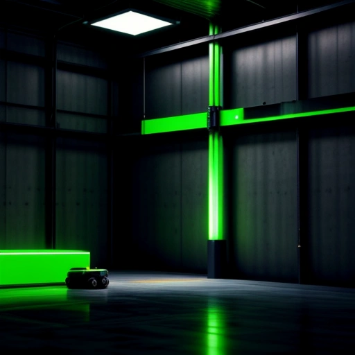 ilustrasi isometrik konseptual pembedahan ketahanan mekanis lapisan mikron cat epoxy lantai industri heavy duty