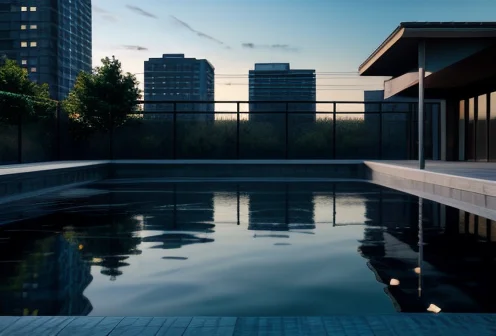 skema pengujian tes genang air flood test 24 jam untuk validasi kebocoran dak beton korporat