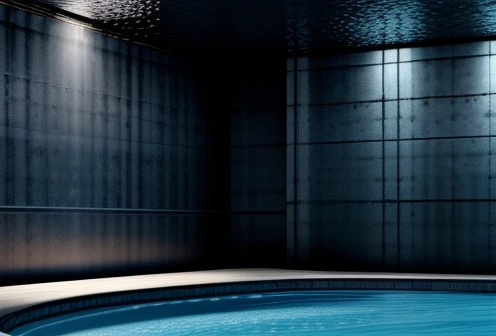 skema prosedur uji genang flood test kolam renang komersial 7×24 jam sebelum pemasangan keramik