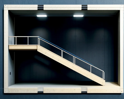 analisis-teknis-arsitektur-potongan-samping-ramp-kursi-roda-rasio-1-12