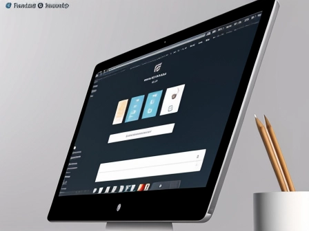 Contoh tata letak website Google Sites profesional