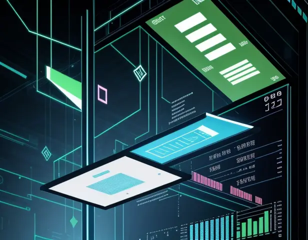 ilustrasi isometrik konseptual pembedahan data laporan manajemen proyek kurva s dan struktur konstruksi